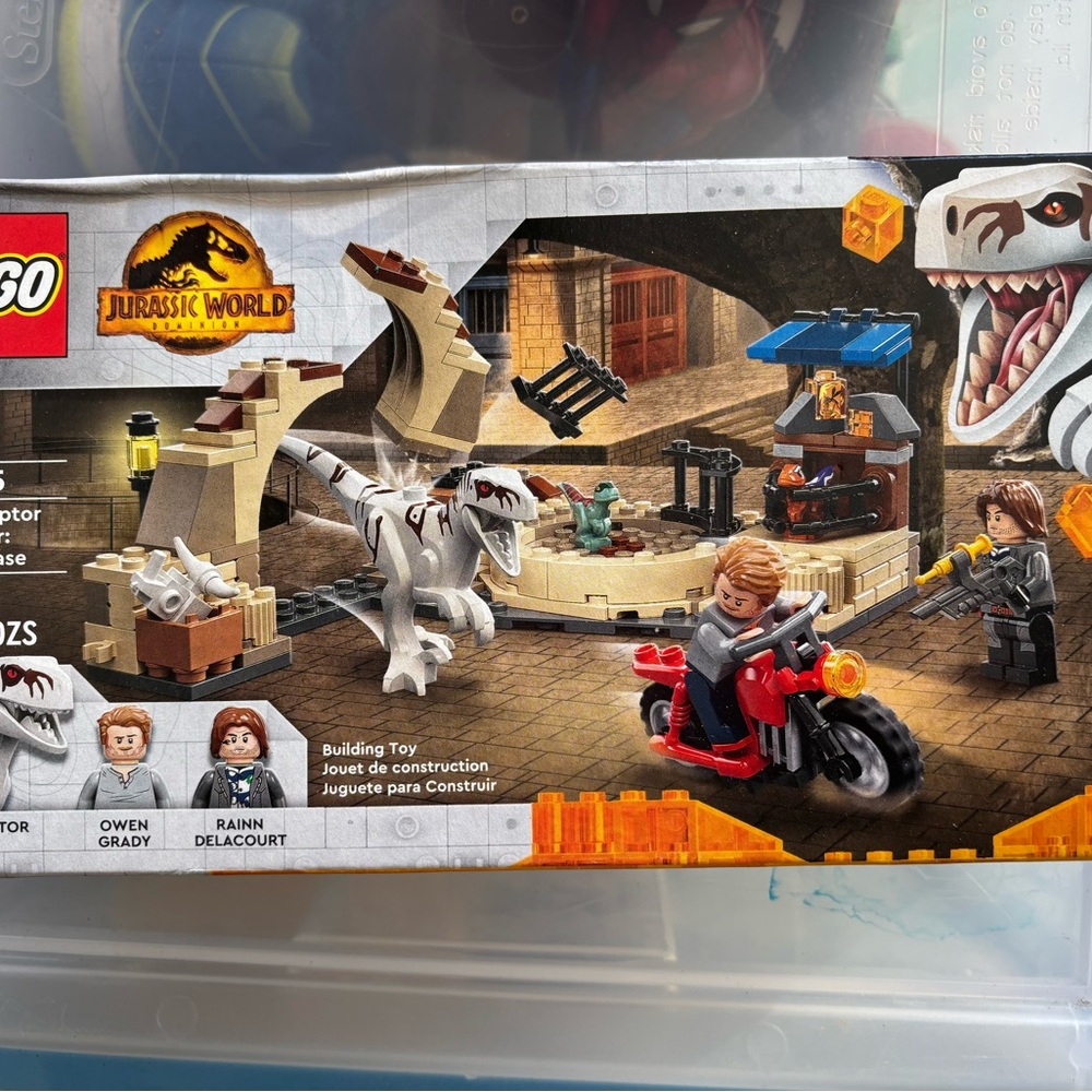 Retired Lego Atrociraptor Dinosaur:
Bike Chase - Picture 3 of 4